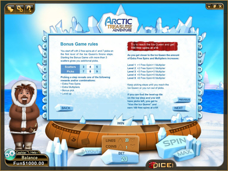 3Dice slot machine image