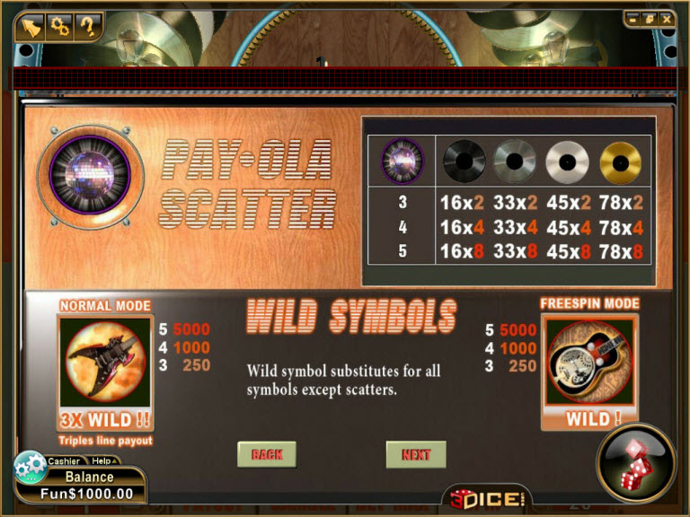 3Dice slot machine image