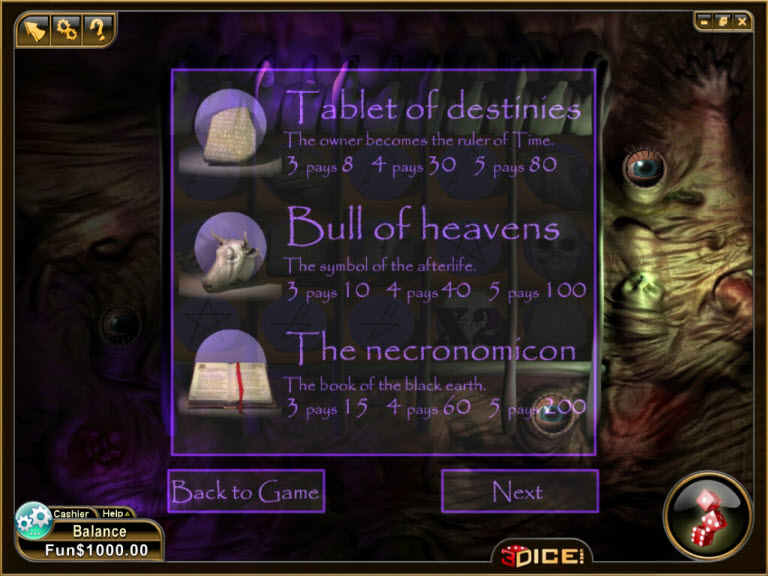3Dice slot machine image