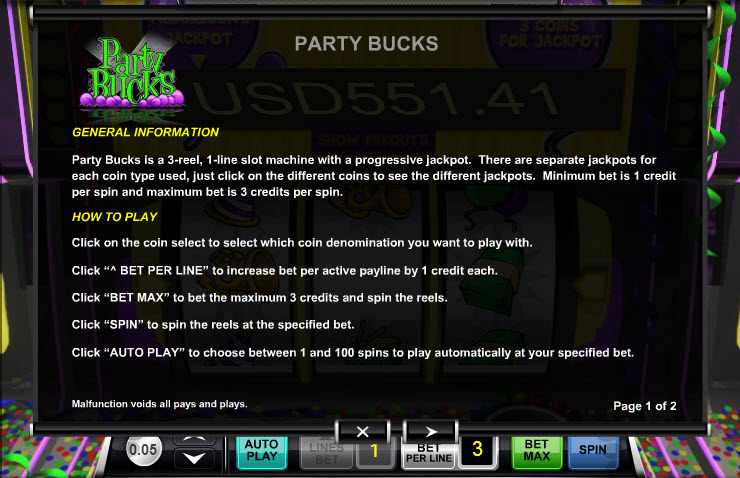 Ace Gaming Software slot machine image