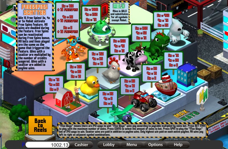 Saucify slot machine image