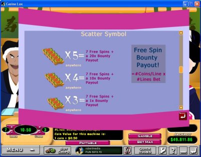 Grand Virtual video slot machine image