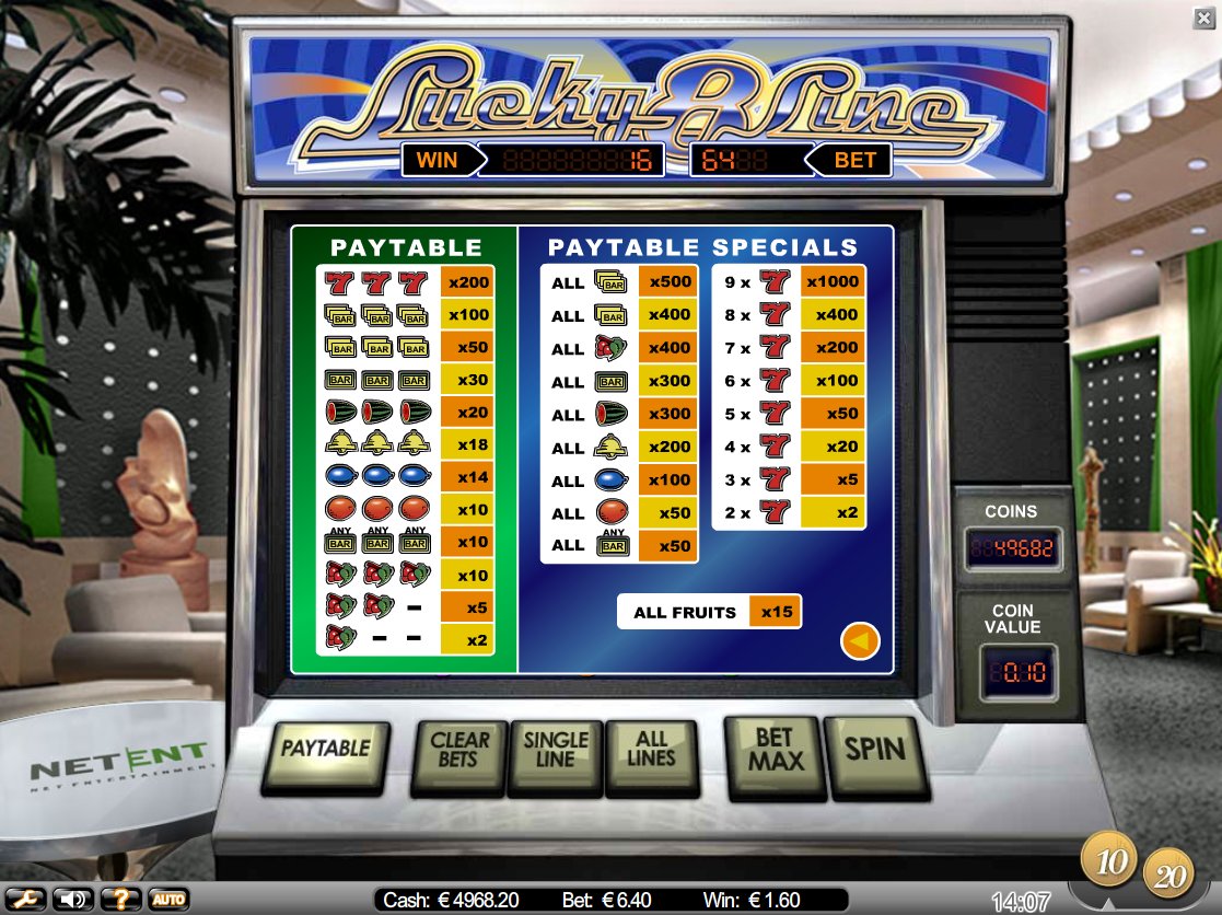 Netent classic slot machine image