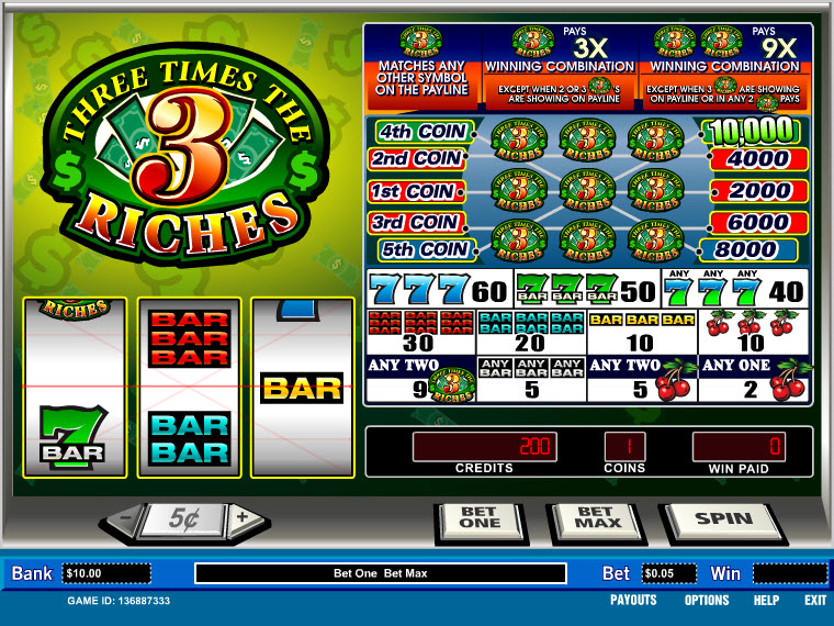 Parlay slot machine image