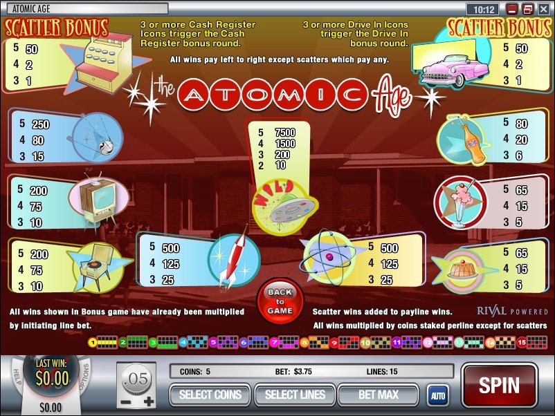 Rival video slot machine image