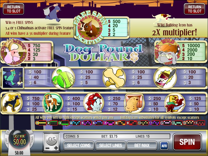 Rival video slot machine image