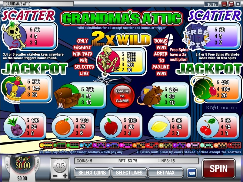 Rival video slot machine image