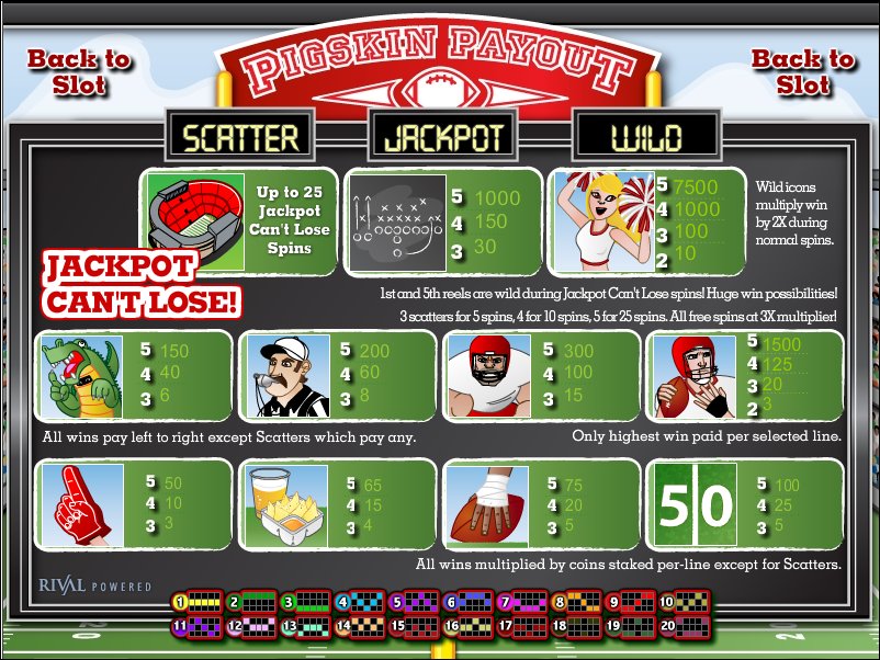 Rival video slot machine image