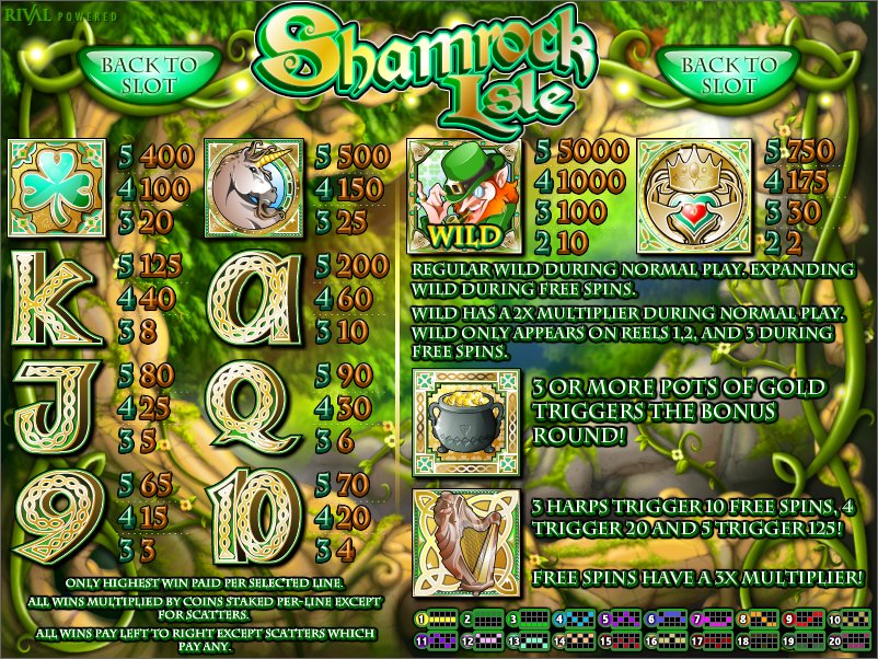 Rival video slot machine image