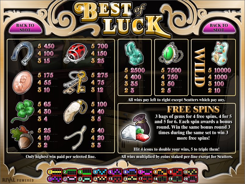 Rival video slot machine image