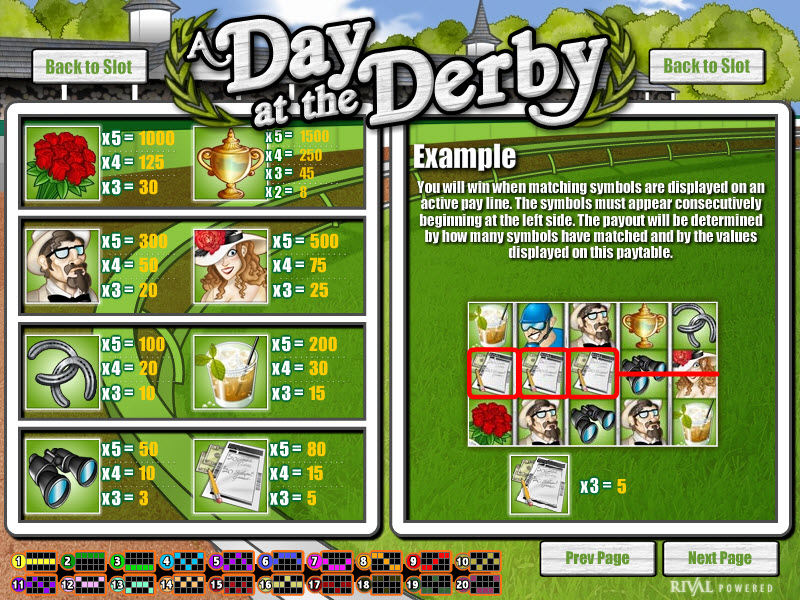 Rival video slot machine image