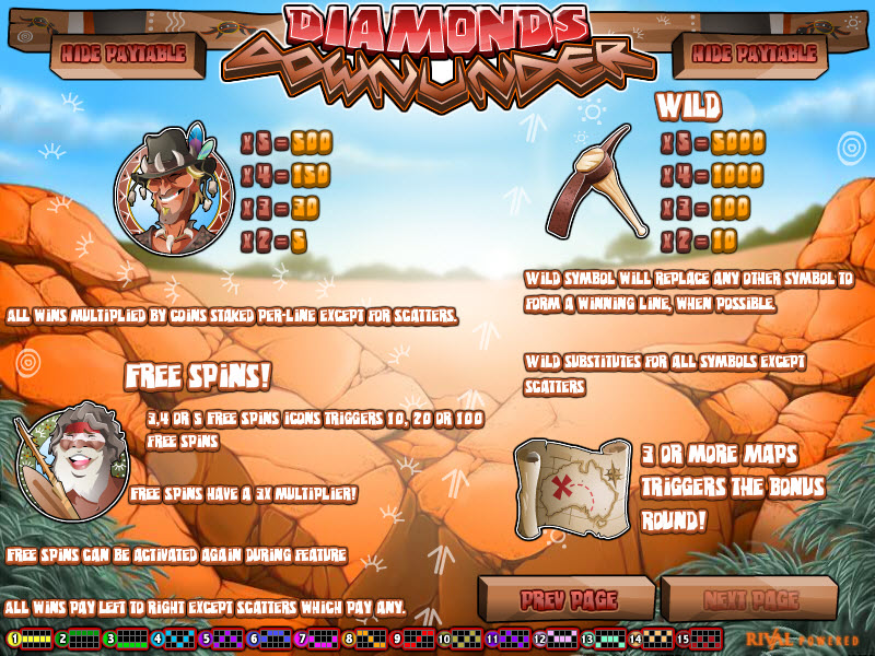 Rival video slot machine image