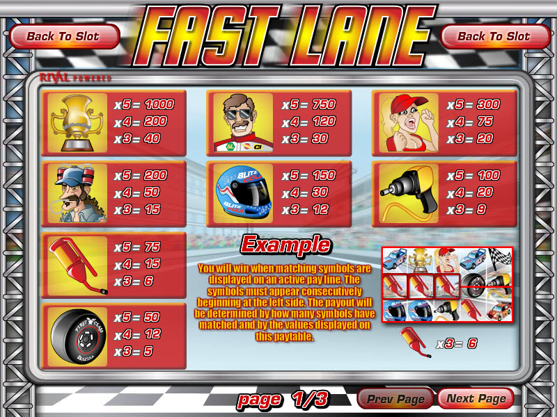 Rival video slot machine image