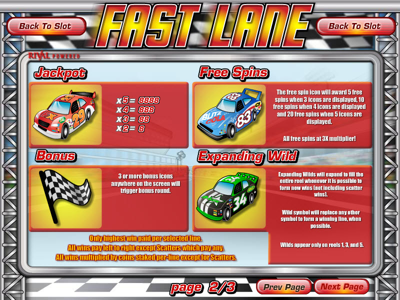 Rival video slot machine image