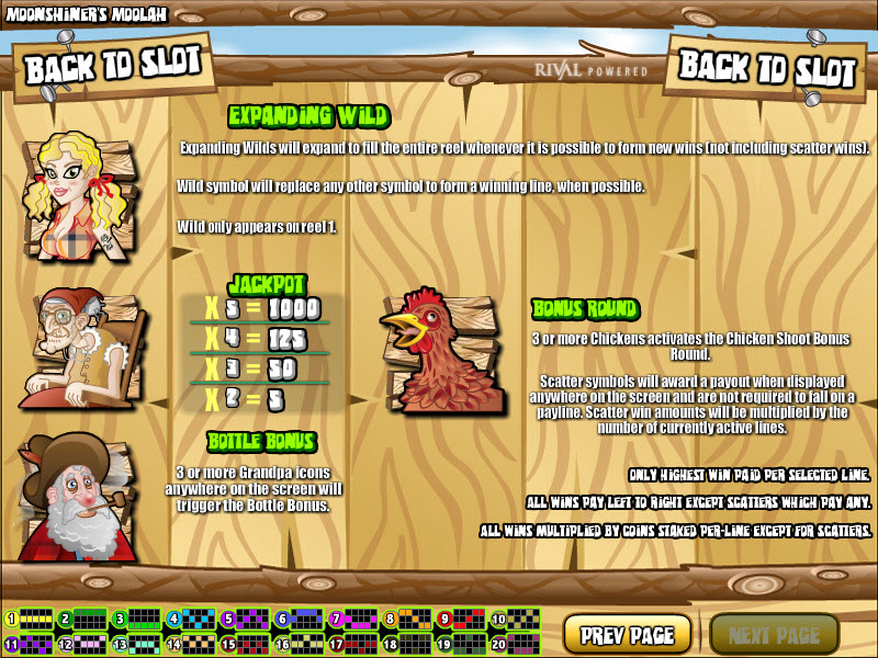 Rival video slot machine image