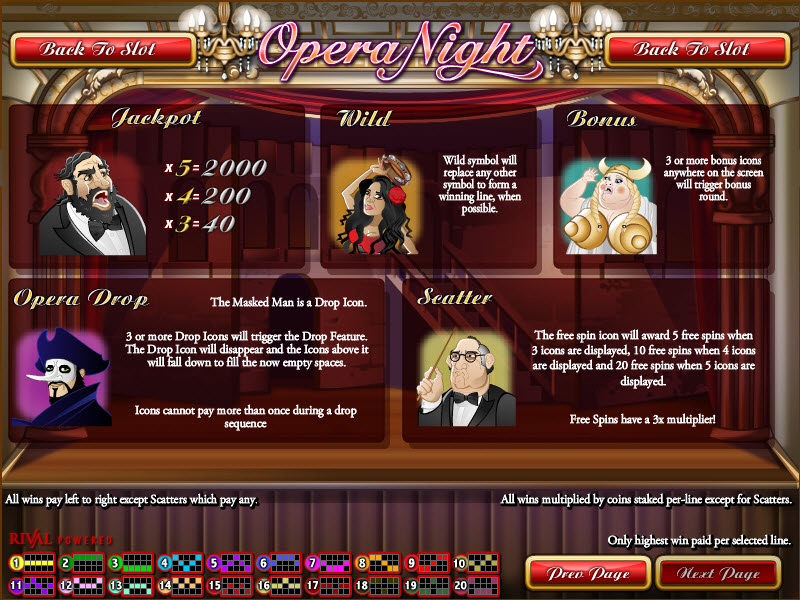 Rival video slot machine image
