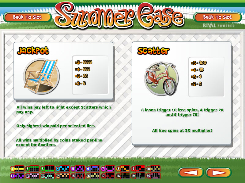 Rival video slot machine image