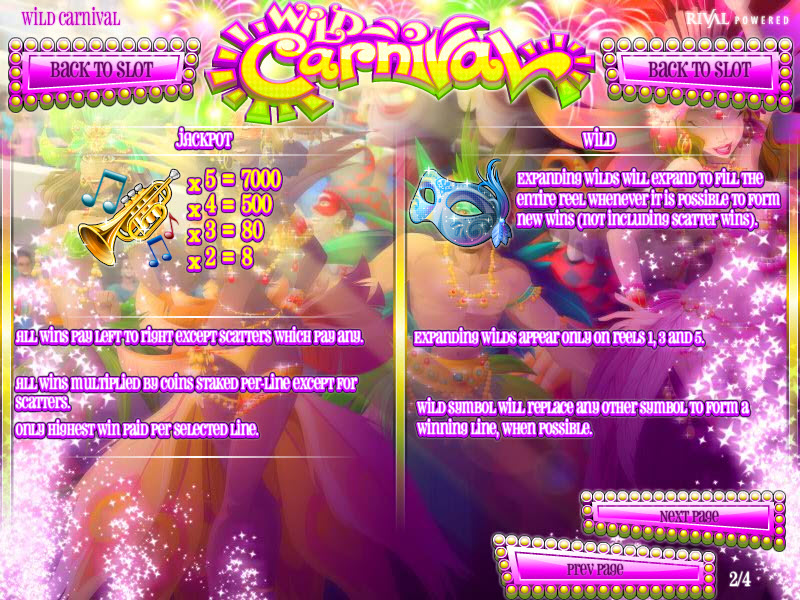 Rival video slot machine image