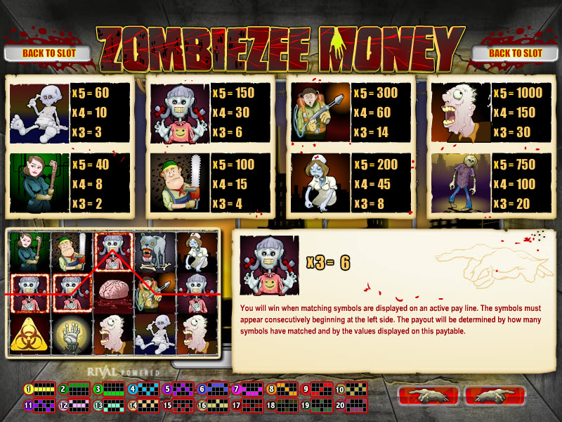 Rival video slot machine image