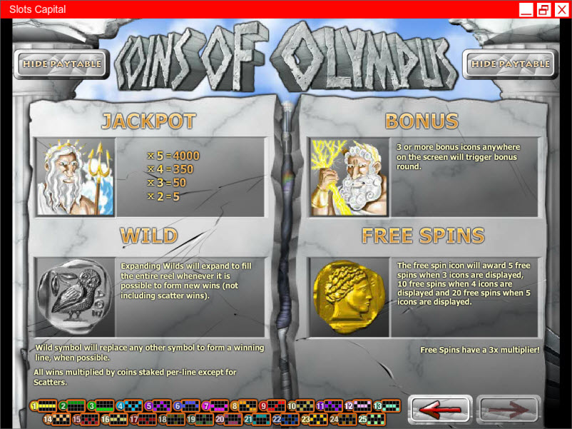 Rival video slot machine image