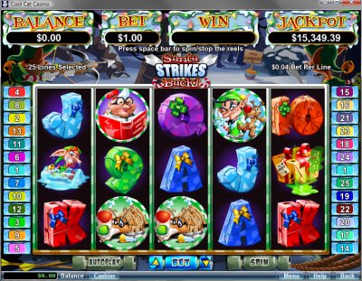 Santa Strikes Back online slot machine image