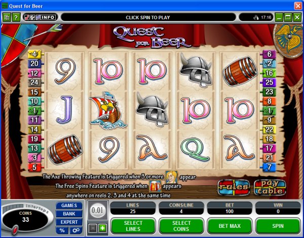 Microgaming 5 reel slot machine image