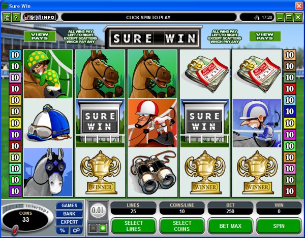 Microgaming 5 reel slot machine image