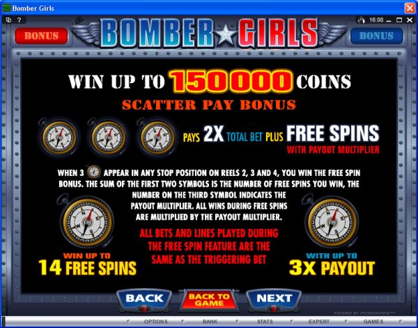 Microgaming 5 reel slot machine image