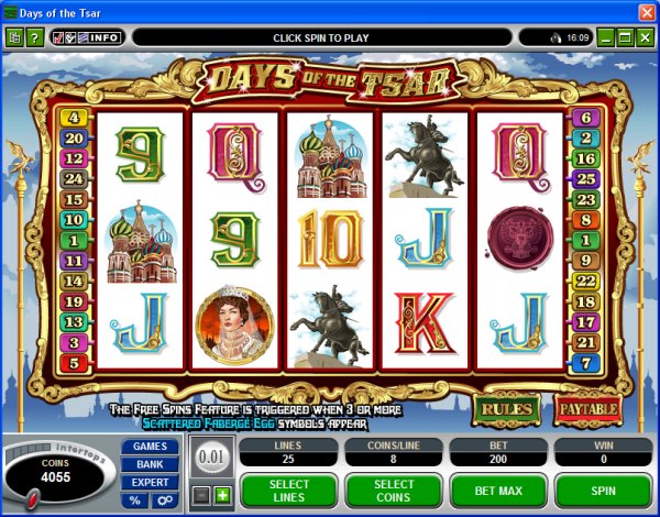 Microgaming 5 reel slot machine image