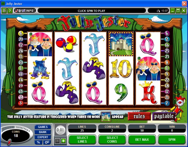 Microgaming 5 reel slot machine image