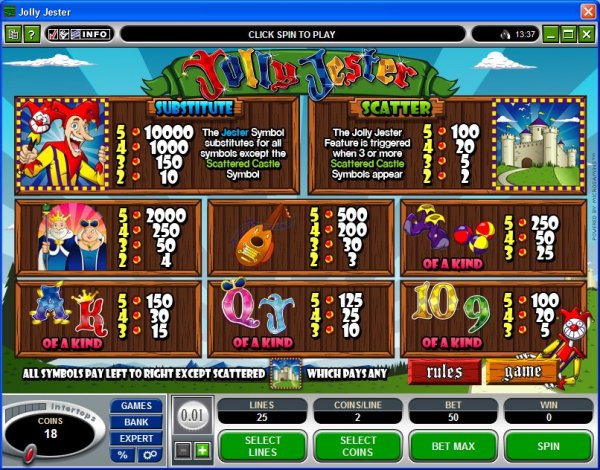 Microgaming 5 reel slot machine image