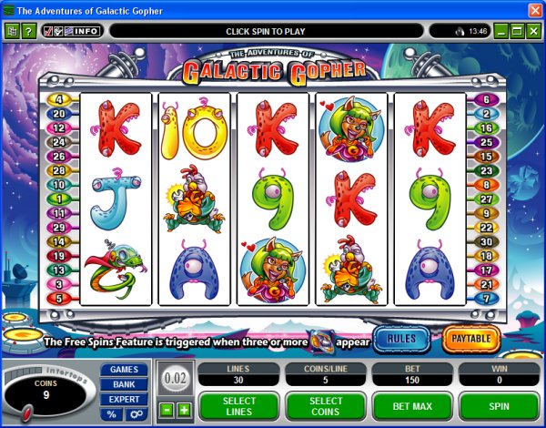 Microgaming 5 reel slot machine image