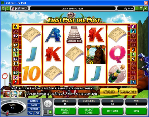 Microgaming 5 reel slot machine image