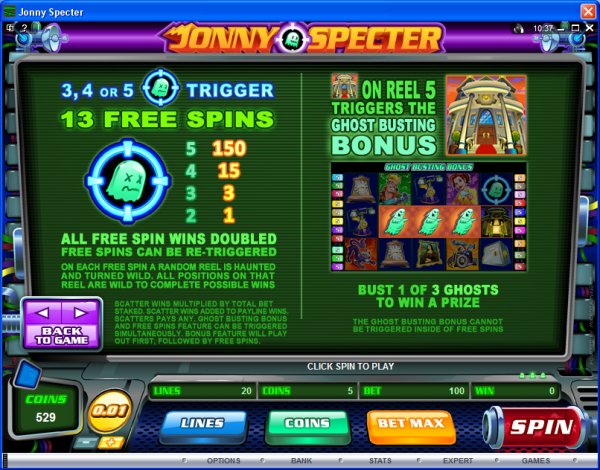 Microgaming 5 reel slot machine image