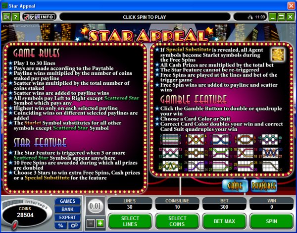 Microgaming 5 reel slot machine image