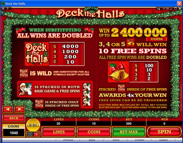 Microgaming 5 reel slot machine image