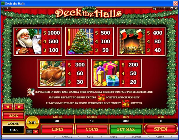 Microgaming 5 reel slot machine image