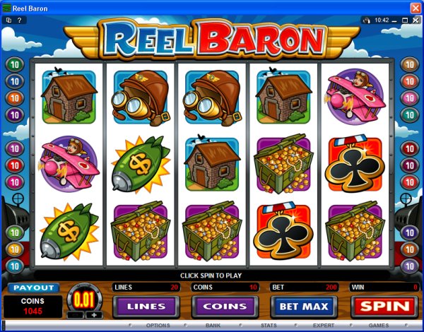 Microgaming 5 reel slot machine image