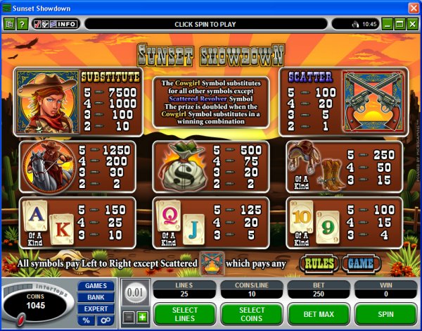 Microgaming 5 reel slot machine image