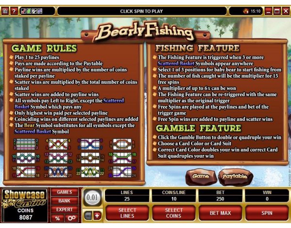 Microgaming 5 reel slot machine image