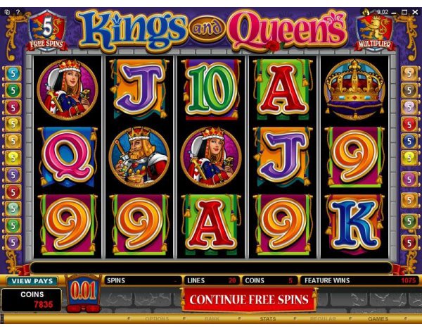Microgaming 5 reel slot machine image