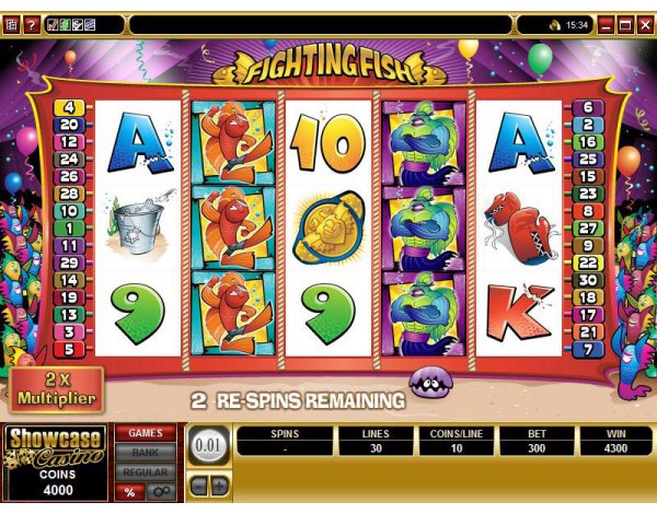 Microgaming 5 reel slot machine image
