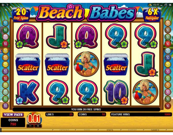 Microgaming 5 reel slot machine image