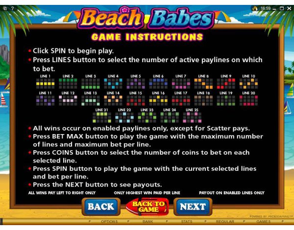 Microgaming 5 reel slot machine image