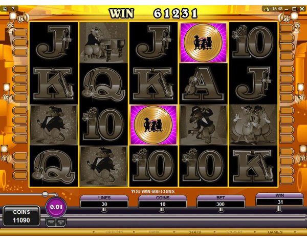 Microgaming 5 reel slot machine image