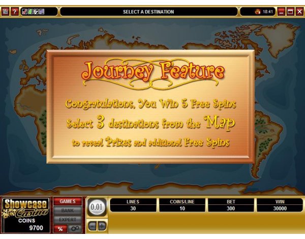 Microgaming 5 reel slot machine image