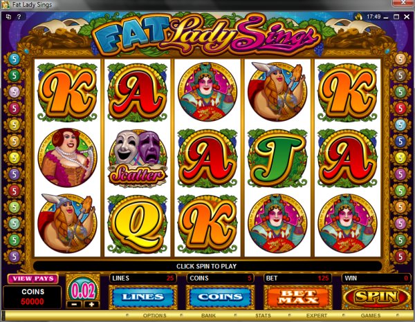 Microgaming 5 reel slot machine image