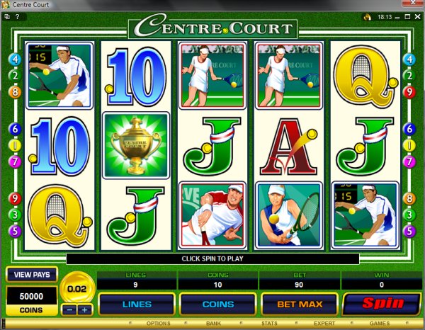 Microgaming 5 reel slot machine image