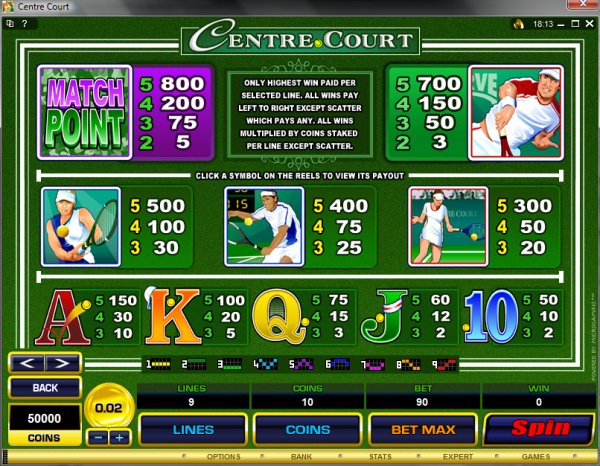 Microgaming 5 reel slot machine image