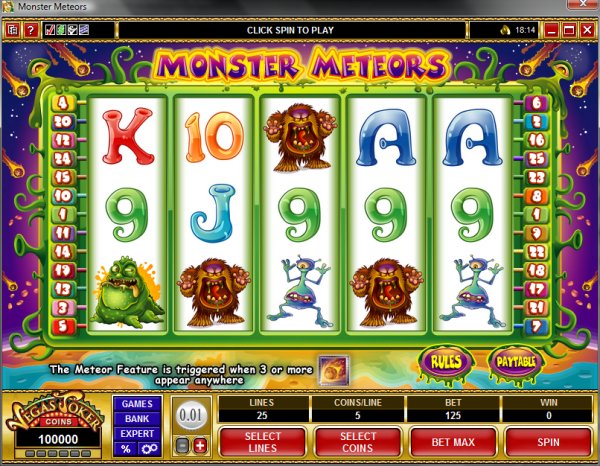 Microgaming 5 reel slot machine image